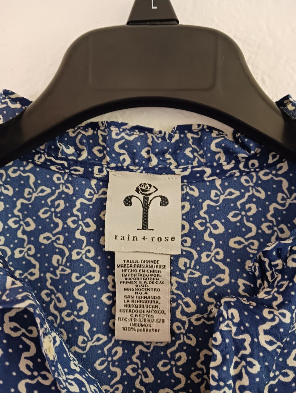 Rain + Rose Balloon Sleeve Boho Blouse - Picture 5 of 5
